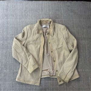 Dana Buchman Textured Tan Utility Jacket